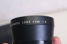 送料520円。現状品。TOPCON TOKO AUX WIDE-ANGLE LENS 35mmF4 65mmF4レンズ。管理B24_画像8