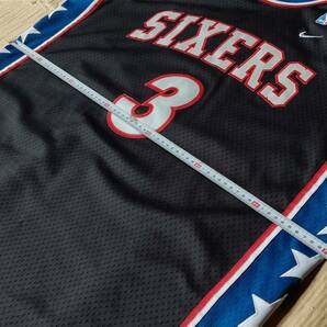 ☆NBA SIXERS IVERSON シクサーズ アイバーソン 背番号3 サイズ3XL ナイキ 選手 バスケット ユニフォーム タンクトップの画像7