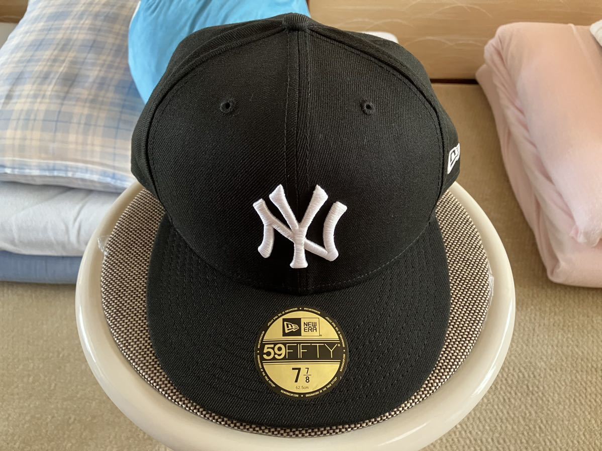 新品 New Era New York Yankees ニューエラ 59FIFTY 7 7/8 BLACK