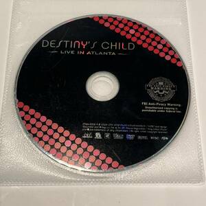 DESTINY'S CHILD～LIVE IN ATLANTA～　DVDのみ