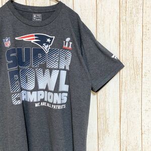 Fanatics ファナティクス NFL NewEngland Patriots ニューイングランド・ペイトリオッツ プリント Tシャツ L USA古着 アメリカ古着