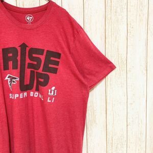 47Brand NFL Atlanta Falcons アトランタ・ファルコンズ プリント Tシャツ XL USA古着 アメリカ古着