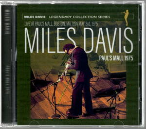 マイルス・デイヴィス MILES DAVIS / PAUL'S MALL 19751 LEGENDARY COLLECTION 初回のみのプレスＣＤ 廃盤　美品 