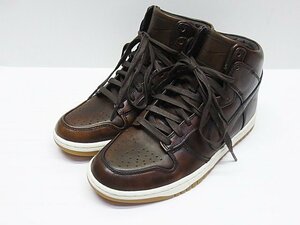 ∞ NIKE ナイキ DUNK LUX BURNISHED SP ダンク ラックス バーニッシュド スペシャル クラシックブラウン 747138-221 24.5cm □H8