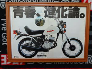 ★☆SUZUKI　マメタン50　Mame　Tan50　BIKE　モーターサイクル　バイク B4 当時物　広告　切抜き　雑誌　ポスター☆★