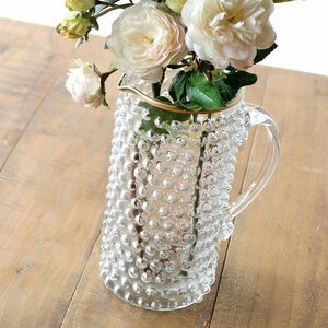 花瓶 フラワーベース おしゃれ ガラス 花器 花びん ガラスベース ハンドル付きガラスベース ストレート 送料無料(一部地域除く) kan1222