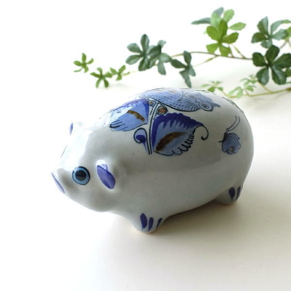 Pig Pig Object Pottery Figurine Stylish Palomar Cute Miscellaneous Hand-painted Handmade Interior Ceramic Palomar Pig, interior accessories, ornament, ethnic