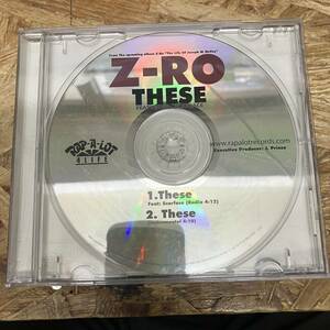 シ● HIPHOP,R&B Z-RO - THESE INST,シングル,PROMO盤 CD 中古品