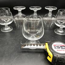 ブランデーグラス　6個セット　ワイングラス 酒器　ガラス製　W29_画像5