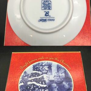 銀座ぶどうの木 1999〜2002 絵皿4枚 イヤープレート 小皿 陶磁器 食器 アンティーク コレクション H25の画像3