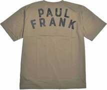 [ポールフランク] Tシャツ 半袖 ジュリアス刺繍＆ロゴ バックプリント Lサイズ ベージュ　FK1313M_画像3