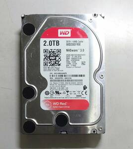 KN3890 【中古品】Western Digital WD20EFRX (使用時間/33025時間) HDD 2TB 