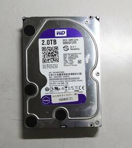 KN3894 【中古品】Western Digital WD20PURX (使用時間/21770時間) HDD 2TB 