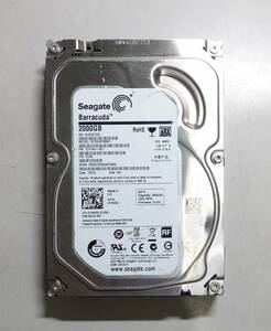 KN3900 【中古品】Seagate ST2000DM001 (使用時間/3080時間) HDD 2TB 