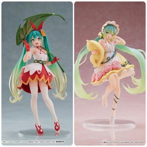 未開封2種set★初音ミク ワンダーランドフィギュア 眠れる森の美女 親指姫 HATSUNE MIKU Figure Wonderland Sleeping Beauty Thumbelina