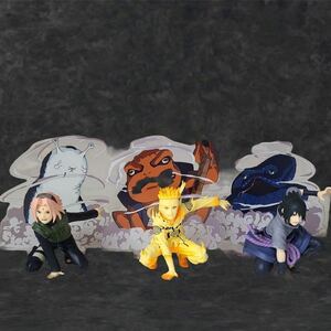 未開封品3種セット★NARUTO ナルト 疾風伝 PANEL SPECTACLE 新たなる三竦み うずまきナルト & うちはサスケ &春野サクラ フィギュア Figure