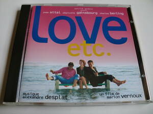 アレクサンドル・デスプラ「LOVE etc.」OST　22曲　輸入盤 