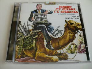 ピエロ・ピッチオーニ「FINCHE' C'E' GUERRA C'E' SPERANZA 」OST　15曲　輸入盤 