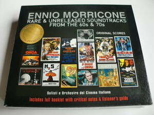 エンニオ・モリコーネ「RARE＆UNRELEASED SOUNDTRACKS FROM THE ６０S＆７０S」2枚組　４3曲　輸入盤　 