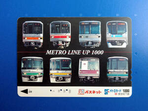 パスネット　営団地下鉄　METRO LINE UP