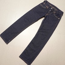 j417★濃紺 Levi's リーバイス 901 ボタンフライ ジーンズ W31 ★古着 即決 デニムパンツ ★_画像3