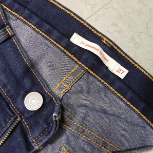 j552★ リーバイス LEVI'S 311 シェーピング スキニー ストレッチデニム ジーンズ 27 濃紺 即決 ★の画像4