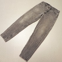 j587★ 古着 Levi's リーバイス / 550 デニムパンツ ブラックジーンズ W34 L34 リラックスフィット テーパード ブラックデニム ★_画像1