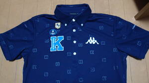 Kappa Kappa рубашка-поло с коротким рукавом темно-синий цвет L размер б/у прекрасный товар бесплатная доставка общий рисунок 
