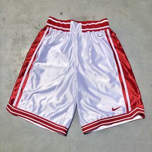 nike Nike basketball shorts uniform L size white red white color red color DRI-FIT | Slam Dunk slam dunk liking .!