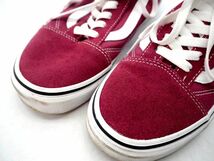 VANS バンズ 721356 OLD SKOOL オールドスクール スウェード キャンバス ローカット スニーカー size24cm/ピンク ■■ ☆ dgc6 レディース_画像7