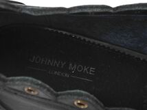 JOHNNY MOKE ジョニーモーク レザー リボン パンプス size36（23cmくらい９/黒 ■■ ☆ dga4 レディース_画像6