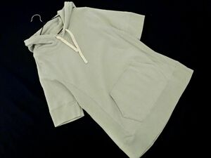 BEAMS BOY Beams Boy short sleeves pull over Parker gray #* * dga5 lady's 