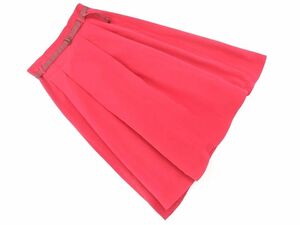 dazzlin Dazzlin belt attaching tuck flair skirt sizeS/ pink ## * dga5 lady's 