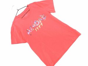 ネコポスOK adidas アディダス プリント Tシャツ sizeXS/ピンク ■◆ ☆ dga6 レディース