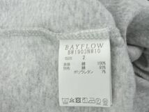 BAYFLOW ベイフロー Vネック 半袖 Tシャツ size2/グレー ■◆ ☆ dga7 レディース_画像5