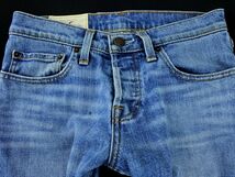 Hollister ホリスター ボタンフライ USED加工 デニムパンツ size28/青 ■■ ☆ dga7 メンズ_画像2