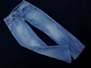 G-STAR RAW ジースターロゥ 3301 ストレート ボタンフライ デニムパンツ size28/青 ■■ ☆ dgb1 メンズ