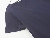 TOMMY HILFIGER トミーヒルフィガー ワンポイント Tシャツ ワンピース sizeXS/濃紺 ■◆ ☆ dgb3 レディース_画像2