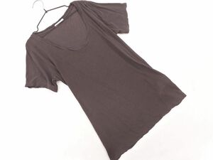 ネコポスOK URBAN RESEARCH アーバンリサーチ Tシャツ sizeF/チャコール ■◆ ☆ dgb4 レディース