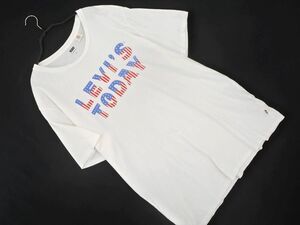 LEVI’S リーバイス ロゴプリント Tシャツ sizeXL/白 ■◆ ☆ dgb8 メンズ