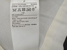 BANANA REPUBLIC バナナリパブリック オープンカラー 半袖 シャツ sizeS/アイボリー ■◆ ☆ dgc1 レディース_画像4