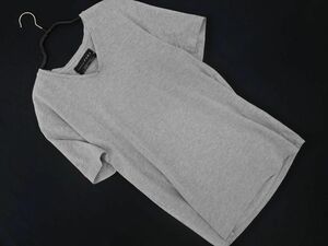 ZARA ザラ Vネック Tシャツ sizeM/グレー ■◆ ☆ dgc1 メンズ