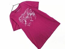 ネコポスOK ラコステ プリント Tシャツ size3/ピンク ■◆ ☆ dgc4 レディース_画像1