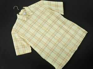 ネコポスOK UNIQLO JW ANDERSON ユニクロ JWアンダーソン チェック シャツ sizeS/アイボリー ■◆ ☆ dgc4 メンズ