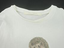 ネコポスOK レイカズン プリント 刺繍 Tシャツ カットソー sizeF/白 ■◆ ☆ dgc5 レディース_画像3