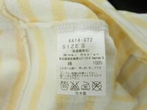 ネコポスOK Kaon カオン ボーダー リボン カットソー size36/白ｘベージュ ■◆ ☆ dgc5 レディース_画像5