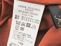 URBAN RESEARCH ROSSO アーバンリサーチロッソ マキシ プリーツ スカート sizeone/赤 ■■ ☆ dgc7 レディース_画像3