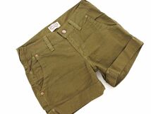 ネコポスOK Americana アメリカーナ ショート パンツ size28/カーキ ■◆ ☆ dgc7 レディース_画像1