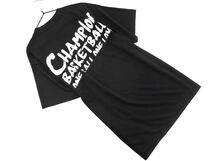 ネコポスOK Champion チャンピオン バスケットボール トレーニングウェア Tシャツ sizeS/黒 ■◆ ☆ dgc8 レディース_画像4