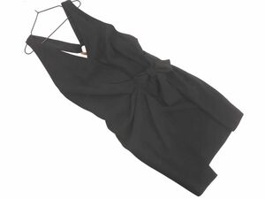 ZARA TRF ザラ トラファ カシュクール リボン チュニック ワンピース sizeM/黒 ■◆ ☆ dgc7 レディース